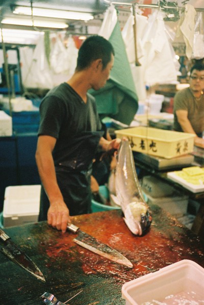 Tokyo Tsukiji fish market